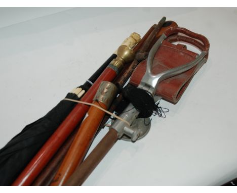 A shooting stick, riding crop, walking stick etc Provenance - The Estate of the late Tom H. Shanks RSW, RGI, PAI (1921-2020) 