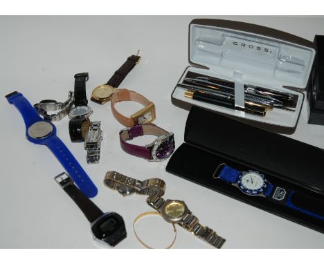 A collection of fashion watches Condition Report: Available upon request