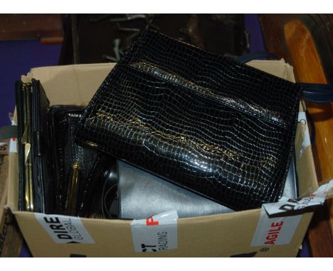 Various evening bags and pair of binocular and camera Condition Report: Available upon request