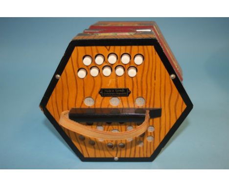 A Scholer of Germany 10 button concertina