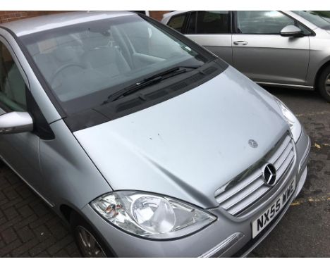 Mercedes Benz A Class Diesel Hatchback - A180 CDI Elegance SE 5 door tip auto, 2005, silver, automatic, engine size 2000, reg