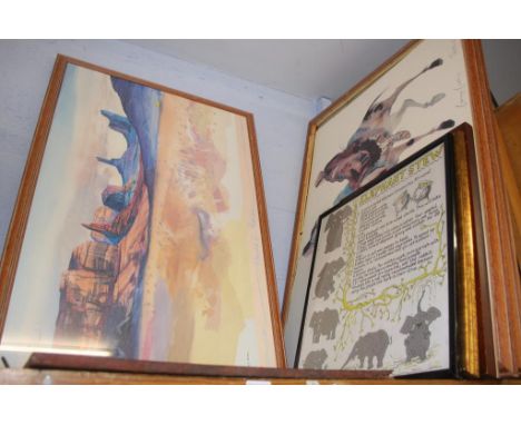 Shelf of pictures