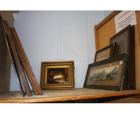 Shelf of pictures
