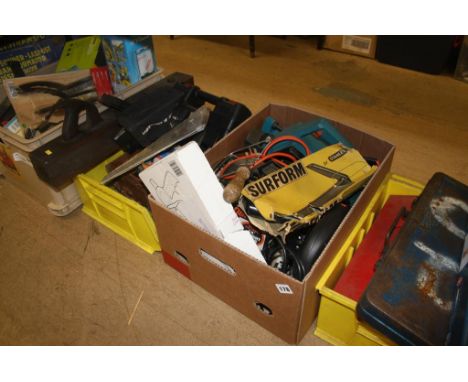 Four boxes of tools, various