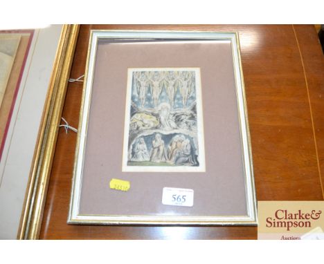 A print after William Blake 