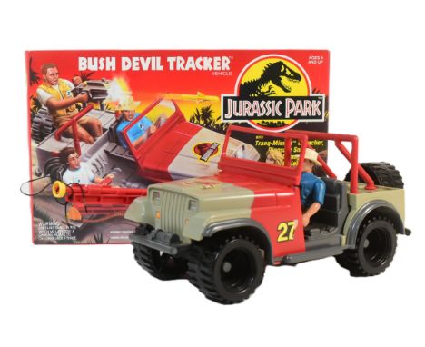 Jurassic Park - an original vintage 1990s Kenner made Jurassic Park Bush Devil Tracker action figure playset with Alan Grant 