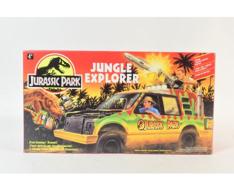 Jurassic Park - an original vintage 1990s Kenner made Jurassic Park Jungle Explorer action figure playset with Dennis Nedry a
