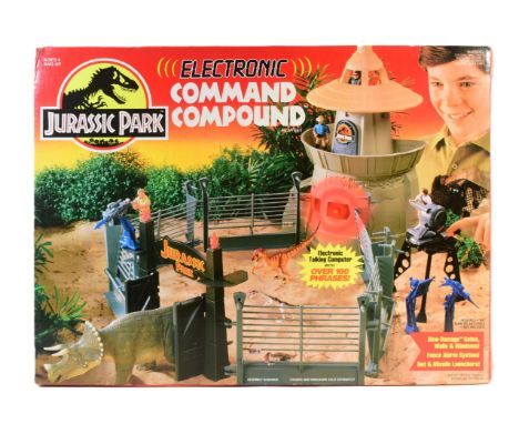 Jurassic Park - an original vintage 1990s Kenner made Jurassic Park Command Compound electronic action figure playset. Largel