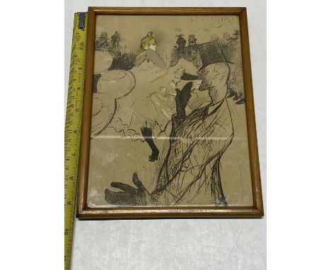 A Original Toulouse Lautrec lithograph 