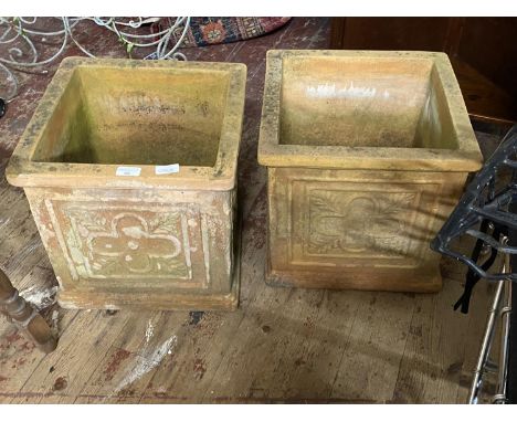 Two vintage Terracotta planters 36x38cm, shipping unavailable 