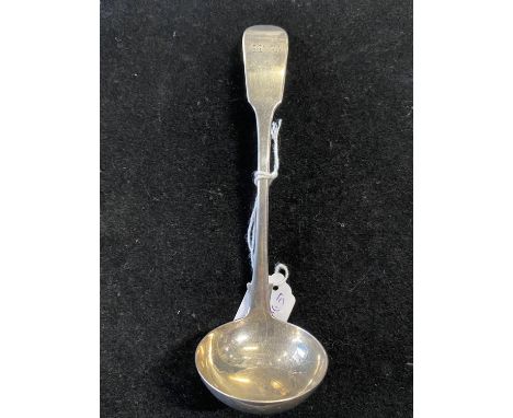 A antique Georgian hallmarked for Edinburgh 1805 silver toddy ladle 32g 