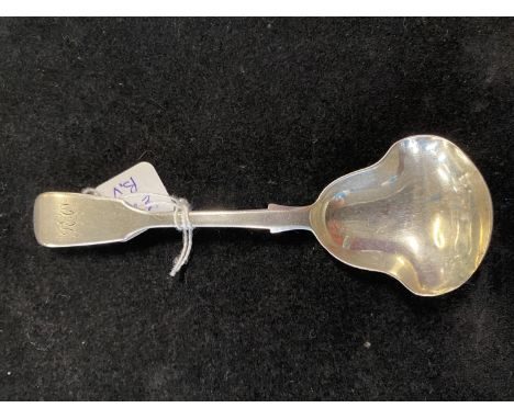 A hallmarked for London 1846 silver caddy spoon 25g 