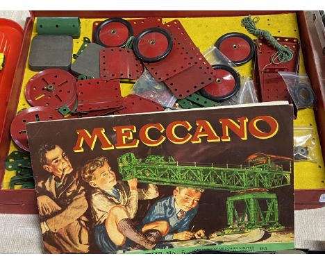 A vintage boxed Meccano set (unchecked) 