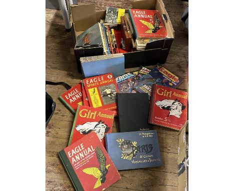 A large selection of vintage annuals, mainly Eagle, shipping unavailable 