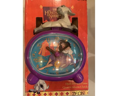 A DISNEY HUNCHBACK OF NOTRE DAME DJALI DREAM TIME QUARTZ ALARM CLOCK 