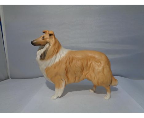 A BESWICK ROUGH COLLIE DOG CERAMIC FIGURE 