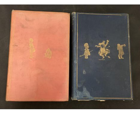 A FIRST EDITION AA MILNE BOOK 'THE HOUSE AT POOH CORNER' 1928 AND 'WHEN WE WERE YOUNG' FIRST PUBLISHED NOVEMBER 1924, THIS ED