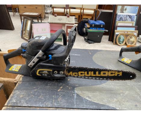 A MCCULLOCH CS35S PETROL CHAINSAW 
