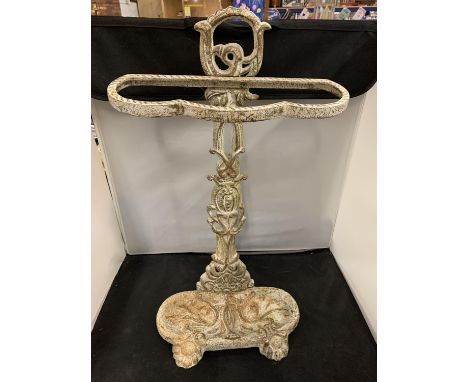 A CAST IRON STICK/UMBRELLA STAND 