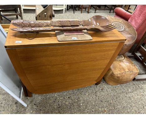 Mid Century teak drop leaf dining table