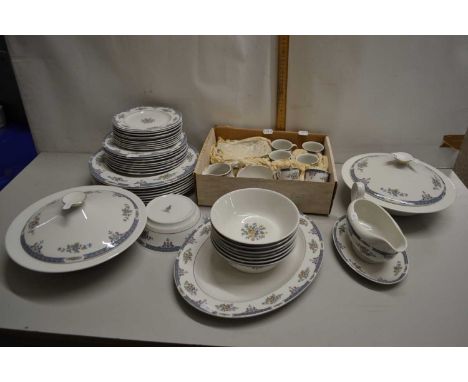 Quantity of Royal Doulton Cotswold pattern table and coffee wares