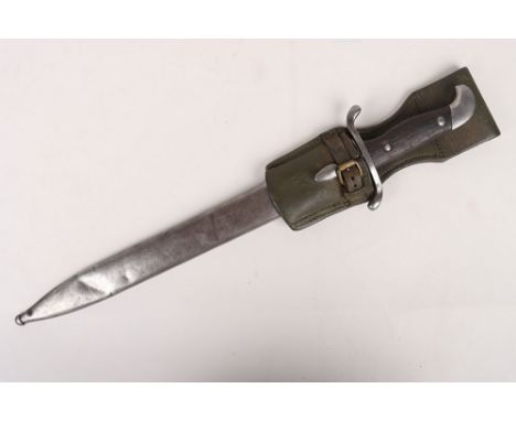 Argentine 1909 Side Arm/Short Sword: Rarer Argentine  made example with makers  to blade and other side with  Argentine crest