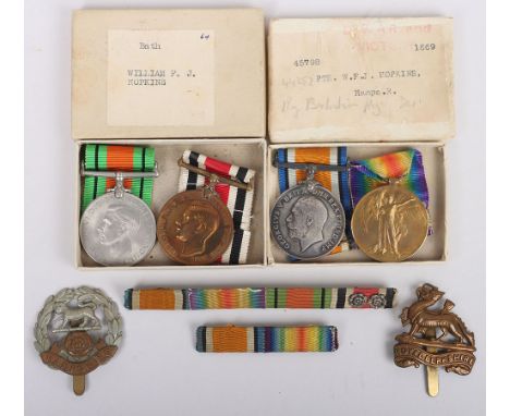 A Bath Special Constabulary long service medal group of 4 covering service over both world wars. British War and Victory Meda