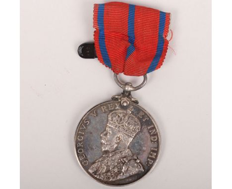 A single 1911 Police Coronation Medal. 1911 Police Coronation Medal, County and Borough Police reverse, “P.C. J.A. BOWLEY L.C