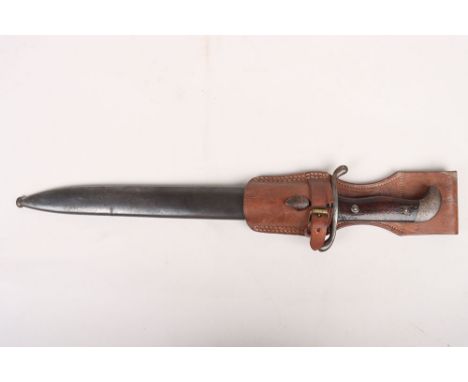 Argentine 1909 Side Arm/Short Sword: German made example with makers Weyersberg Kirschbaum & Co Solingen to blade and other s