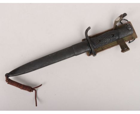 Argentine Marines Imara Combat Knife: These combat knives were reformed M1909 bayonets from Argentine A.R.A / A.A.M.Z. arsena