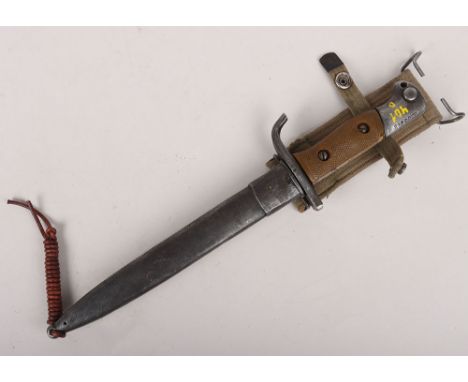 Argentine Marines Imara Combat Knife: These combat knives were reformed M1909 bayonets from Argentine A.R.A / A.A.M.Z. arsena