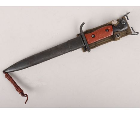 Argentine Marines Imara Combat Knife: These combat knives were reformed M1909 bayonets from Argentine A.R.A / A.A.M.Z. arsena