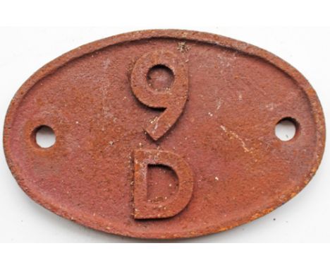 Shedplate 9D Buxton until 1963 then Newton Heath until 1968. Cleaned but light rust.