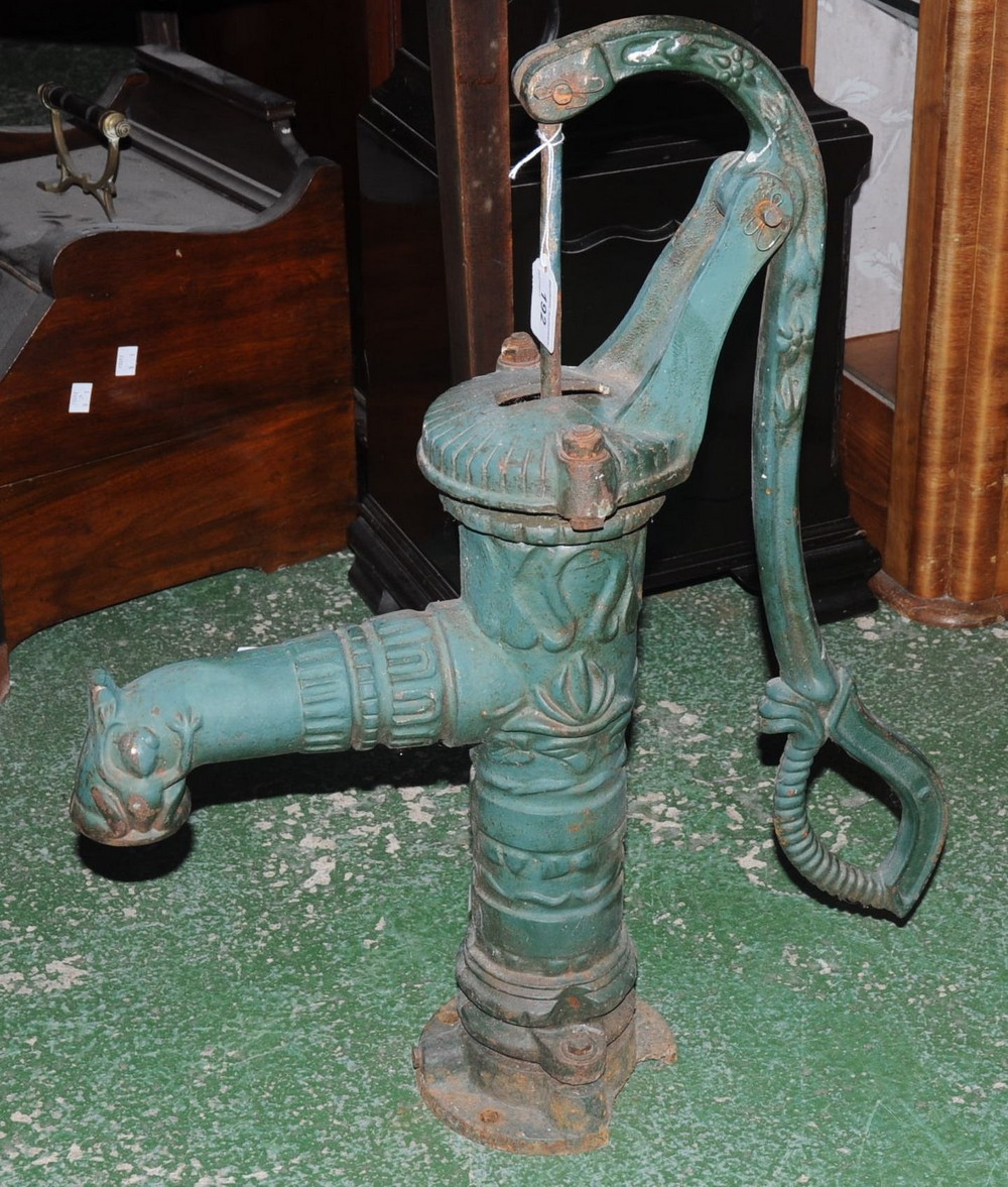 A vintage water pump