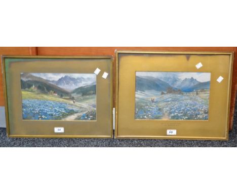 John MacWhirterJune in the Austrian Tyrolframed print; another (2)