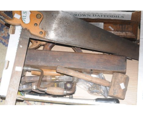 A quantity of woodworking and other tools to include a Stanley Bailey No4. plane, a J.Rabone spirit level, a Spear and Jackso