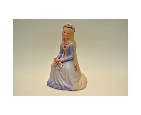 Bisque Porcelain Decorated, hand-created, hand-painted by the Cybis Studio Artisans. Limited Edition: 1000. Figurine is # 407