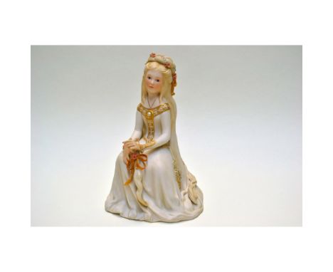 Bisque Porcelain Decorated, hand-created, hand-painted by the Cybis Studio Artisans. Limited Edition: 1000. Figurine is # 334