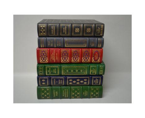 Vintage Full Leather Classics, Gilded, Franklin Library Collectors Edition Books from the 100 Greatest Books of All Times. Th