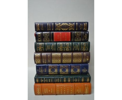 Vintage Full Leather Classics, Gilded, Franklin Library Collectors Edition Books from the 100 Greatest Books of All Times. Th