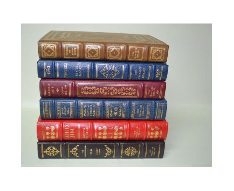 Vintage Full Leather Classics, Gilded, Franklin Library Collectors Edition Books from the 100 Greatest Books of All Times. Th