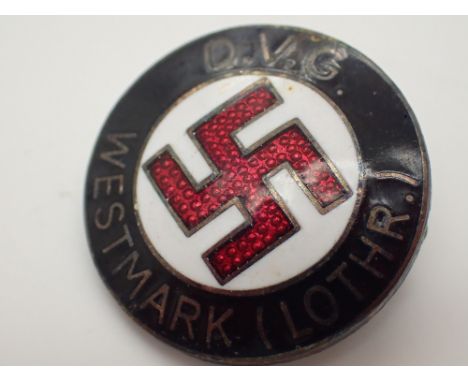 German Nazi party DVG Westmark enamel pin badge