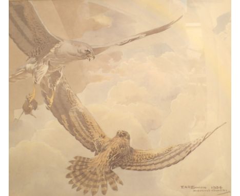 After ERIC A R ENNION Montagus Harriers 1934 print 40 x 36 cm