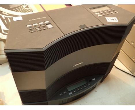 Bose Wave II sound system with stacker and phone connection ( remotes and instructions in Office 8166 ) CONDITION REPORT: We 