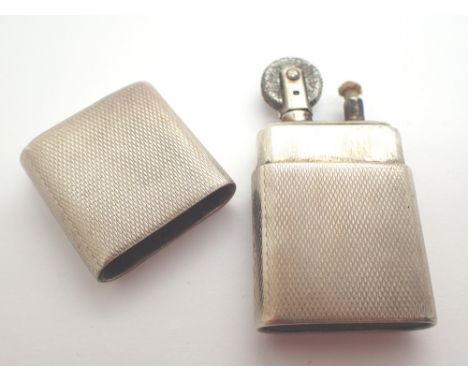 Hallmarked silver vintage lighter