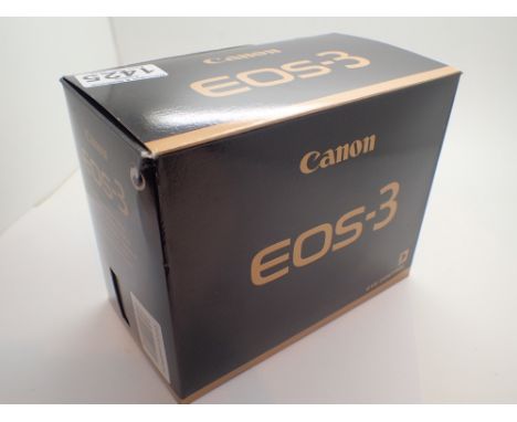 Canon EOS 3 film camera body boxed