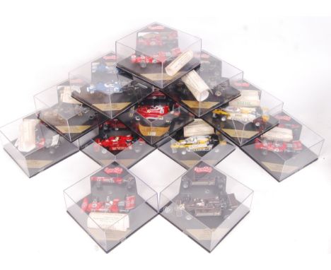 A collection of 12x original contemporary Quartzo 1/43 scale diecast model F1 Formula One racing cars to include; Q4120, Q412