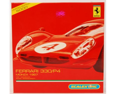 An original contemporary Scalextric 1/32 scale Scalextric 'Ferrari 330/P4 Monza 1967' limited edition C2770A slot car boxed s