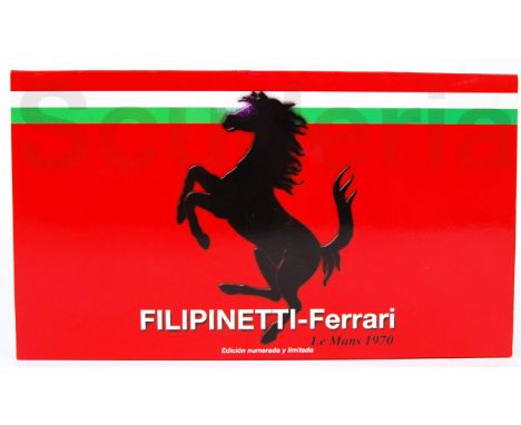 An original contemporary Fly Car Model 1/32 scale boxed Historical Teams Collection 'Filipinetti Ferrari Le Mans 1970' plasti