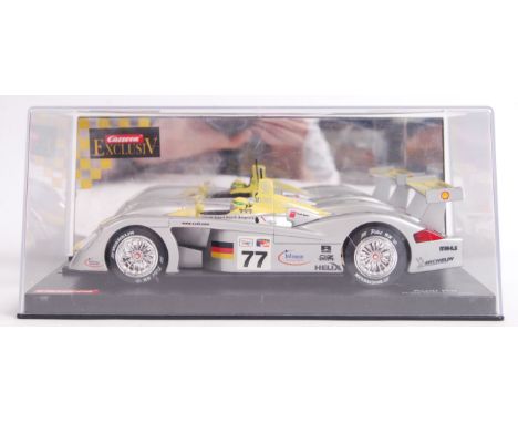 An original contemporary 1/32 scale Carrera Exclusiv 20481 Audi R8. Mint. Within its original plastic case. 